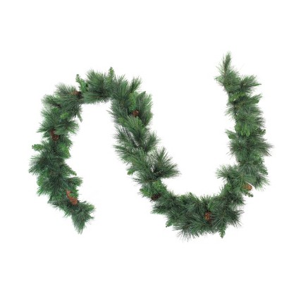 Northlight 9' x 14" Unlit White Valley Pine Artificial Christmas Garland