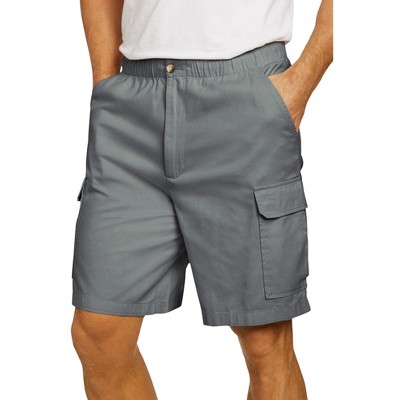 KingSize Men's Big & Tall Knockarounds 8" Full-Elastic Cargo Shorts