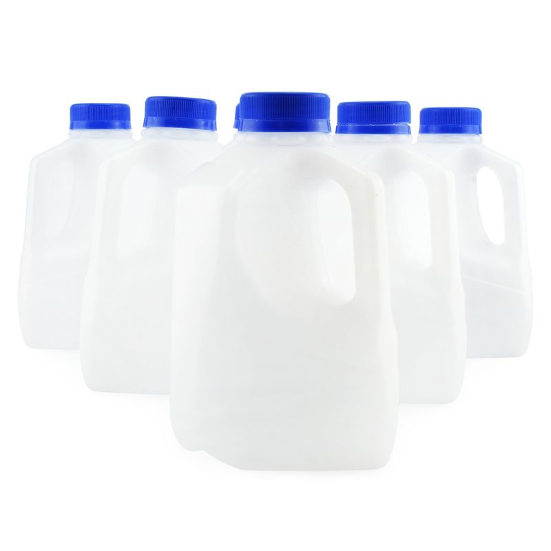 Cornucopia Brands 32oz Plastic Jugs 6pk; 1-Quart / 32oz Bottles w/ Caps for Drinks BPA-Free, 1 of 9