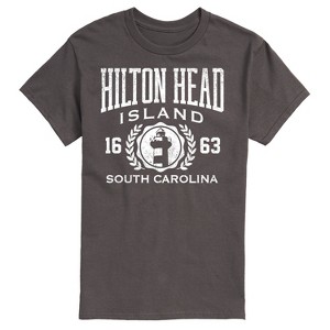 Men's - Instant Message - Hilton Head Island South Carolina 1663 Lighthouse Short Sleeve Graphic T-Shirt - 1 of 4