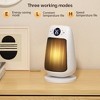 Topteng Space Heater. 1500W Electric Tabletop Heater for Home/Office, White - 4 of 4