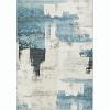 Abstract Area Rug - Machine washable soft carpet with non-slip backing, foldable & stain-resistant - 3 of 4