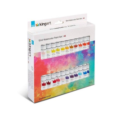 48ct Watercolor Paint Set - Kingart