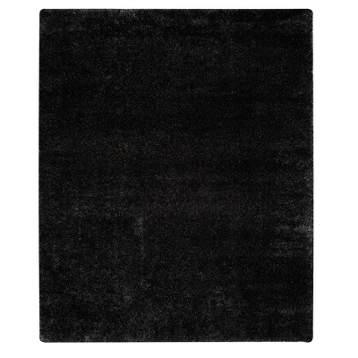 Charcoal Solid Shag/Flokati Loomed Area Rug 8'X10' - Safavieh