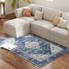 HOMCOM Area Rug, Vintage Machine Washable Rug, Non-Slip Floor Carpet for Living Room, Bedroom, Dining Room, Home Office - 4 of 4