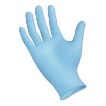 Boardwalk Disposable Examination Nitrile Gloves Large Blue 5 mil 100/Box 382LBXA