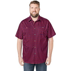 KingSize Short Sleeve Printed Sport Shirt - 1 of 4