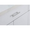 Elegant Lighting Quinn 4Inch Center to Center Brushed Nickel Bar Pull Multipack (set of 10) - 3 of 4