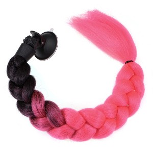 Unique Bargains Helmet Decor Gradient Pigtail 22.83" - 1 of 4