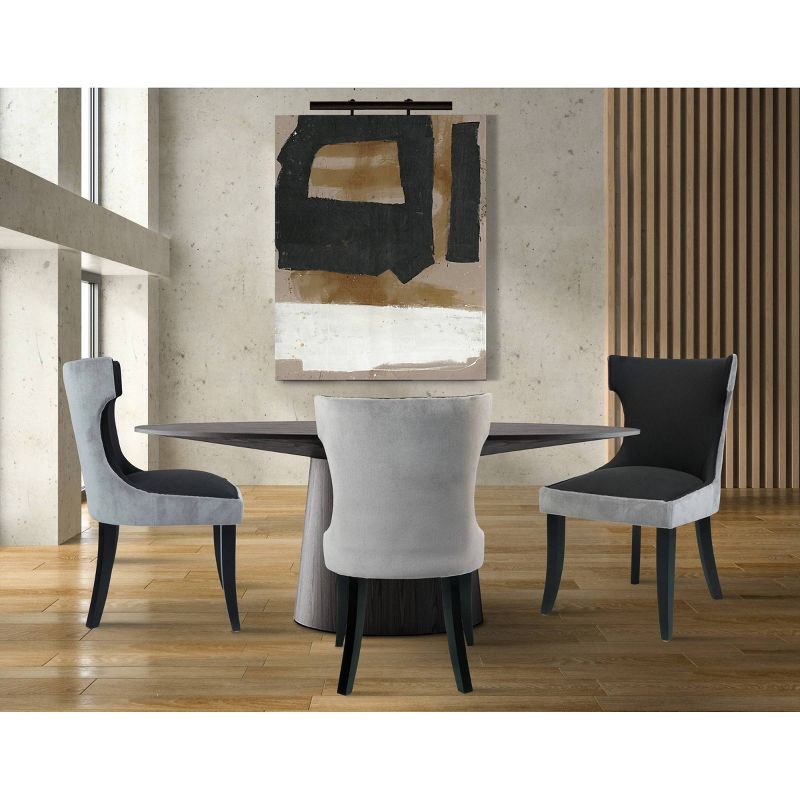 Set of 2 Zeke Dining Chair - Chic Home, 1 of 8