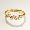 Pure Collection by Ross-Simons 0.25 ct. t.w. Bezel-Set Lab-Grown Diamond Zigzag Ring in 18kt Gold Vermeil - 4 of 4