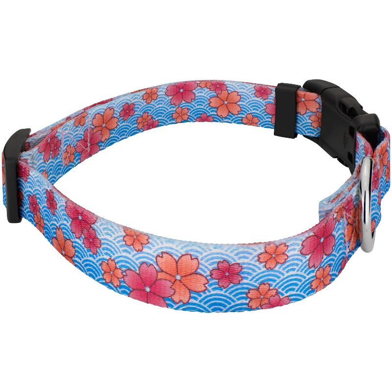 Country Brook Petz® Deluxe Pink April Blossoms Dog Collar - Made in The U.S.A., 4 of 6