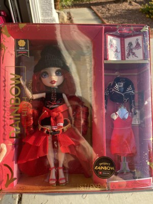 Rainbow High Fantastic Fashion Ruby Anderson - Red 11” Fashion Doll