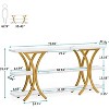 Tribesigns 70.8 Inch Console Table, Long Sofa Table Entry Table with 3 Tier Storage Shelves for Entryway Hallway Living Room - 3 of 4