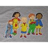 Caillou Family And Friends Men's Athletic Heather Long Sleeve Shirt - 2 of 2