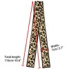 Allegra K Women's Leopard Ribbon Long Narrow Skinny Scarf Hairband Waistband Belt Bag Handle Accessory - 3 of 4