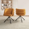 TiramisuBest Hi-Back Studded Armchair, Comfortable Accent Chair for Living Room, Study & Bedroom (Brown) - 4 of 4