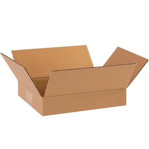 Box Partners Flat Corrugated Boxes 10" x 8" x 2" Kraft 25/Bundle 1082 - 1 of 1