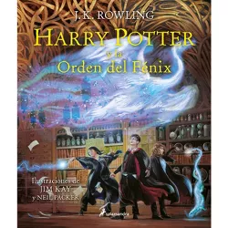 Harry Potter Y La Orden del Fénix (Ed. Ilustrada) / Harry Potter and the Order O F the Phoenix: The Illustrated Edition - by  J K Rowling (Hardcover)