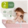 Modera Organic Cotton Contoured Baby Changing Pad w/ Waterproof Foam Mattress, Includes Soft Removable & Washable Cover, Safety Strap, Non-Slip Bottom - 4 of 4
