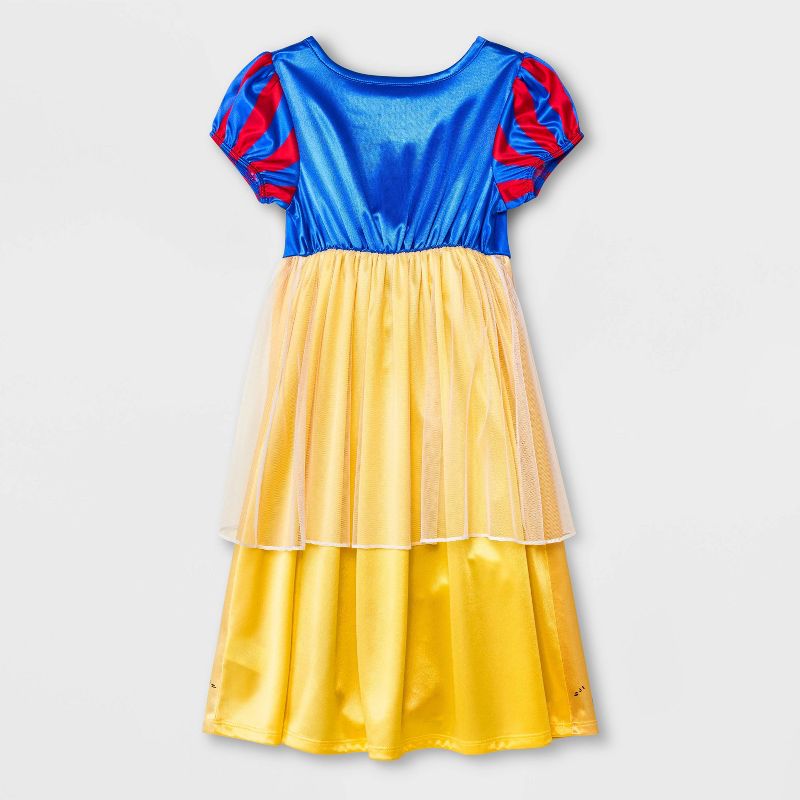 Toddler Girls' Disney Princess Snow White NightGown Pajama - Blue, 2 of 4