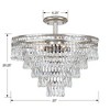 Crystorama Lighting Mercer 7 - Light Chandelier in  Olde Silver - 3 of 4