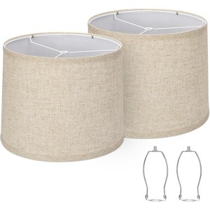 FENCY Beige Lampshades Natural Linen Hand Crafted - 1 of 4