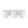 Capital Lighting Alden 3 - Light Vanity in  Matte White - 3 of 4