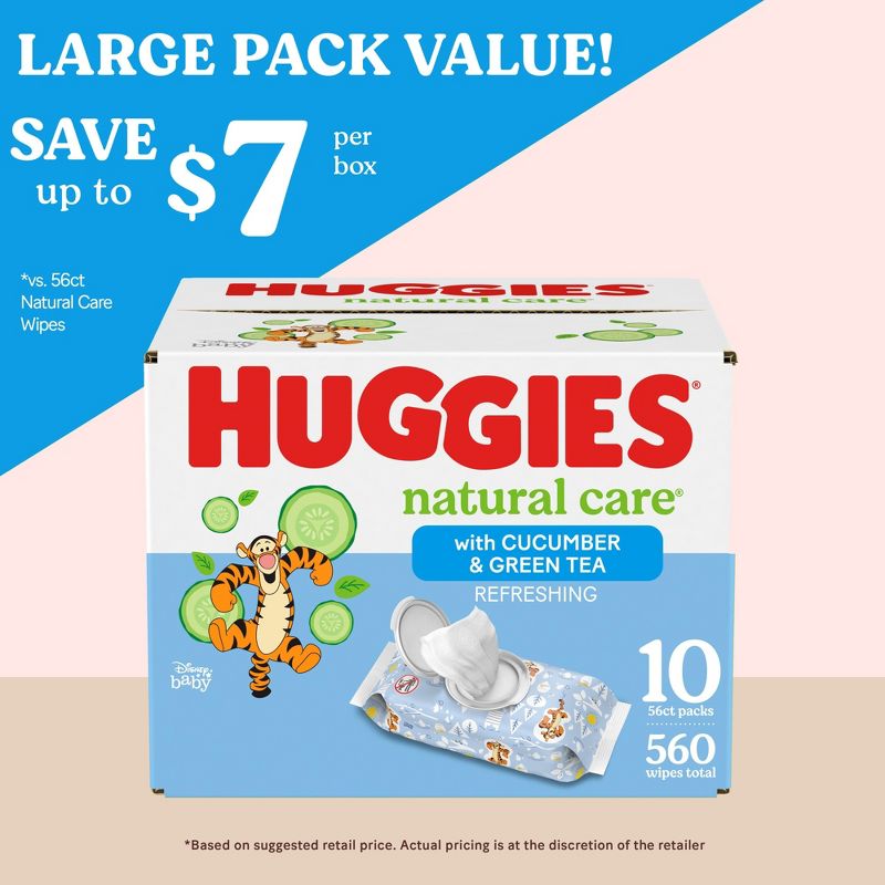 Huggies Natural Care Refreshing Scented Baby Wipes (Select Count), 3 of 13