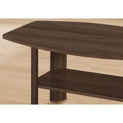 Walnut Transitional 3-Piece Coffee and End Table Set