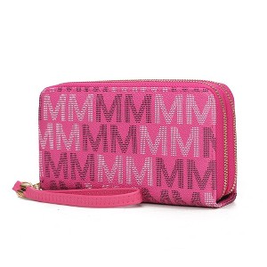MKF Collection Hofstra M Signature Wristlet Wallet Vegan Leather Card Slots by Mia K - 1 of 4