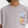 Boys' Pokémon Legendary Tower Duo Ho-Oh and Lugia Oversized Short Sleeve Graphic T-Shirt - Gray - 2 of 4