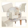 Modern Upholstered Accent Chair  | COLAMY | Beige - 4 of 4