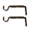 Versailles Single Strong Hold Wall Brackets Projection Pair Espresso - 2 of 4