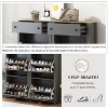 Whisen Modern Style Free Standing Shoe Storage Shoe Cabinet Set with Adjustable Panel and 4 Flip Drawers - 4 of 4