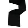 SEVOBAL Utility Storage Shelves Corner Floating Shelf Four-Tier Modern Display for Living Room and Bedroom, Black, 9.8"*9.8"*51.5" - 3 of 4