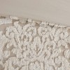 Sapphtopaz 3 Pcs Tufted Cotton Chenille Damask Comforter Set Cozy Bedding Set, Duvet Cover Set, Machine Washable - 4 of 4