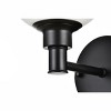 Elegant Lighting Cordelia 1 light Black and frosted white Bath Sconce - 4 of 4