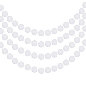 Unique Bargains Party Decoration 24 Felt Balls Hanging Garland 4 Pcs - 1 of 4