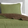 Esca Kadisha Warm & Cozy 3pc Bedspread Set: 1 Comforter, 2 Pillow Shams - 3 of 4