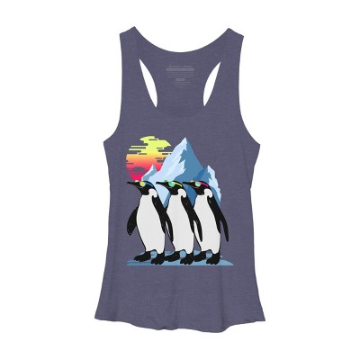Women's Design By Humans North Pole Summer By clingcling Racerback Tank Top