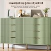 8 Drawers Dresser for Bedroom, 55" Wide Fluted Wooden Dresser Organizer with Deep Drawers and Wide Top, Modern Chest of Drawers - 4 of 4