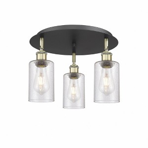 Clymer - 3 Light Flush Mount In Art Deco Style-9.38 Inches Tall and 15.63 Inches Wide - 1 of 1
