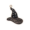 John Bead Sweet & Petite Halloween Small Simple Cute Charms 31x24mm Wizard Hat 6 Pieces - 2 of 4