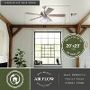 VAXCEL Huntley 52-in. Farmhouse Indoor Ceiling Fan with Schoolhouse LED Light Kit and Remote - 3 of 4