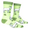 Crazy Socks, Funny Animal Crew Socks, Fun Colorful Barn, Zoo Prints, Assorted - 3 of 4