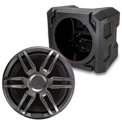 Garmin Fusion XS-S10SPGW 10" MARINE Subwoofer 600W + 10" Sub Box Enclosure