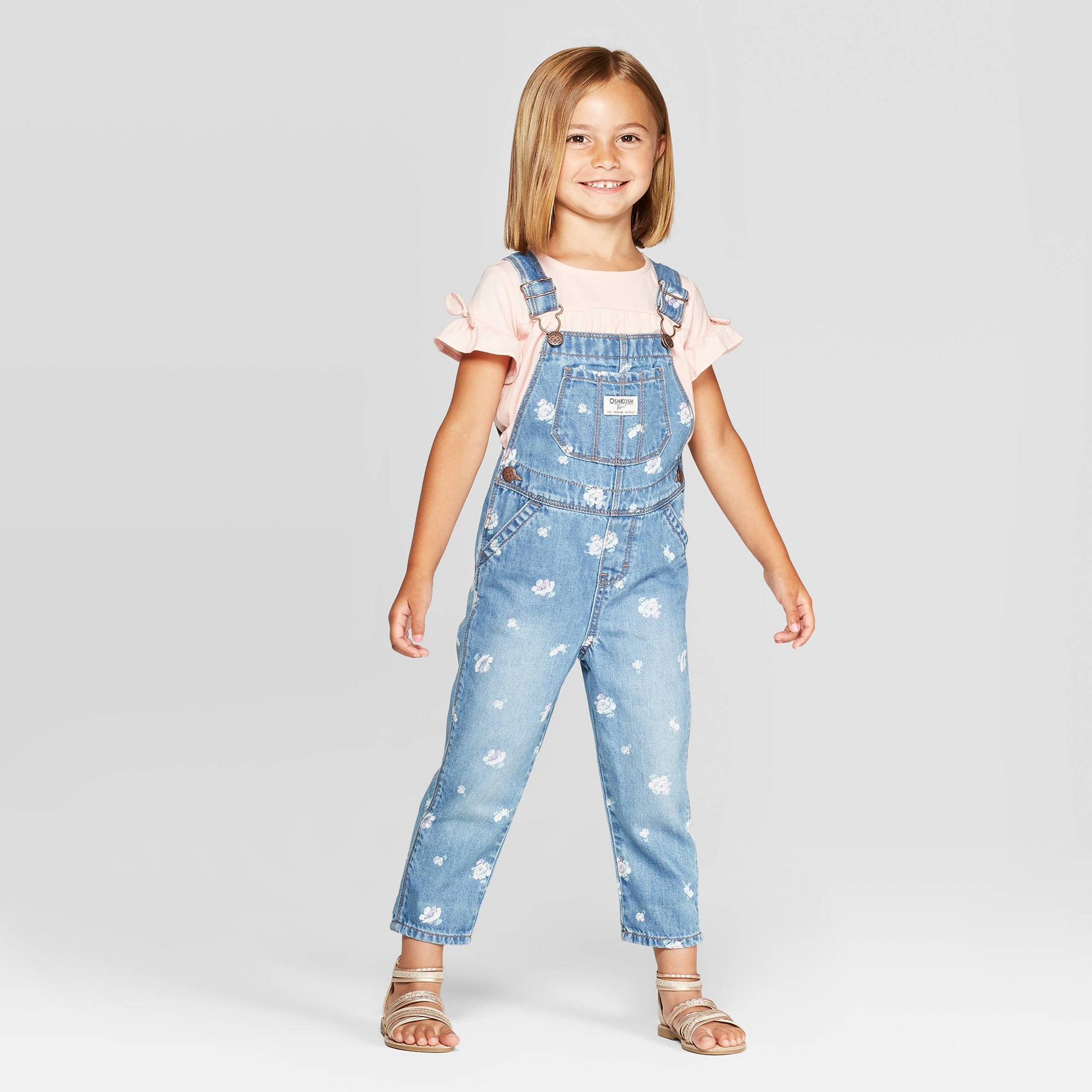 Oshkosh 2024 floral overalls