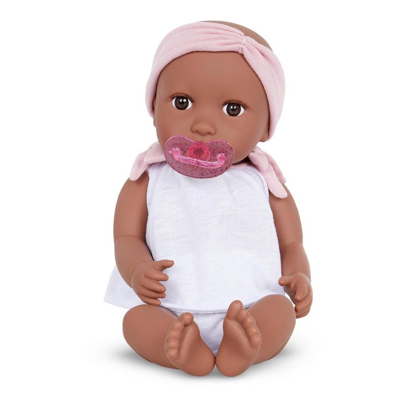 LullaBaby Doll With 2pc Outfit And Pink Pacifier, 5 of 10