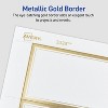 Avery Printable Tent Cards, 2" x 3.5", White with Metallic Gold Borders 80 Blank Place Cards for Laser or Inkjet Printers (3328) - 3 of 4